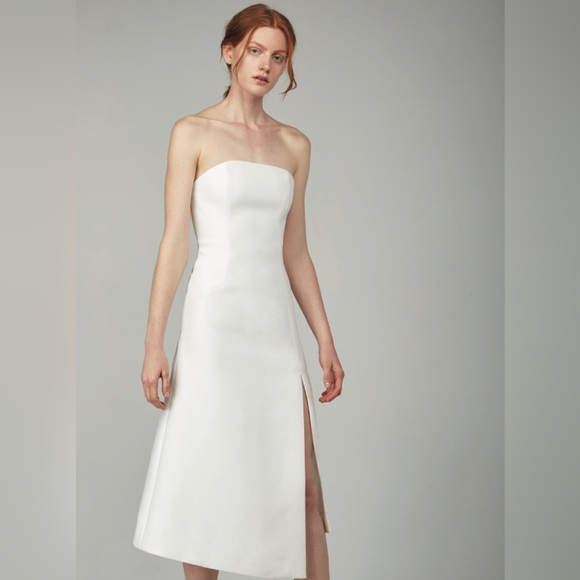 C/MEO Collective Dresses & Skirts - C/MEO Collective Strapless Cream Dress